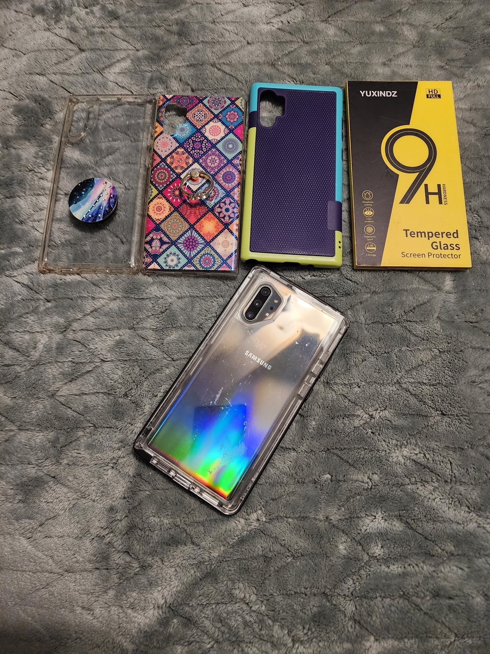 Samsung Note10+ "Aura Glow" AT&T & Cricket Unlocked w/ Extras